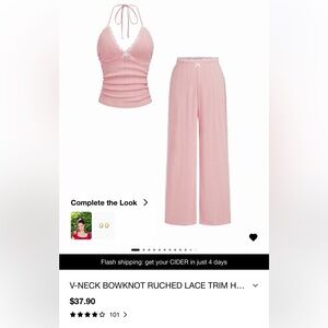Cider Pink Loungewear Set